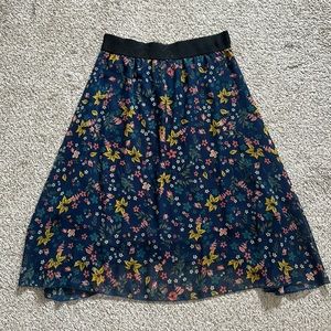 LuLaRoe Chiffon Skirt size Small